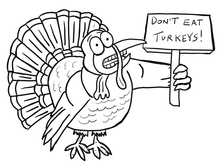 2018 thanksgiving turkey coloring pages