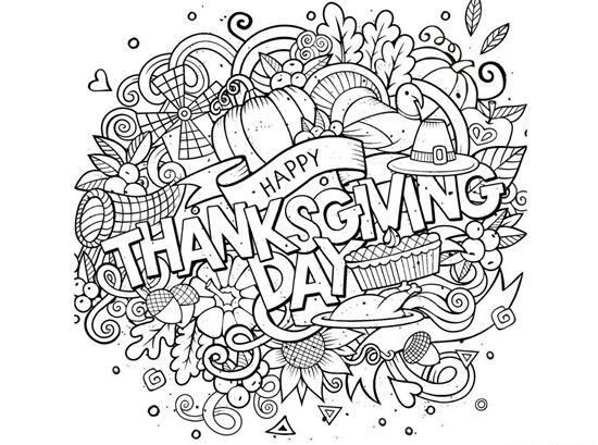 Thanksgiving coloring pages free