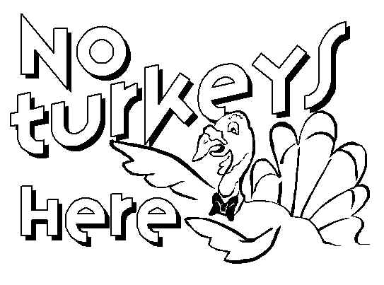 Thanksgiving turkey coloring pages