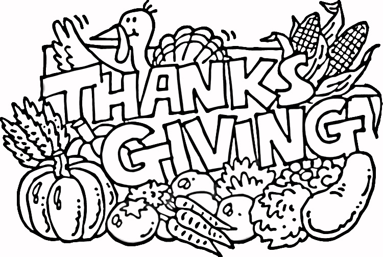 free coloring pages Thanksgiving