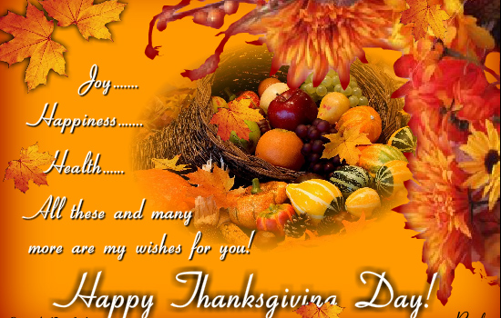 Thanksgiving greeting message