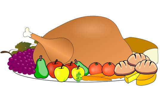 Thanksgiving dinner clipart