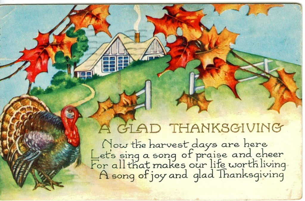 Advance Thanksgiving Message