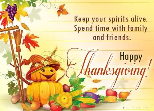 Happy Thanksgiving Greetings In Advance