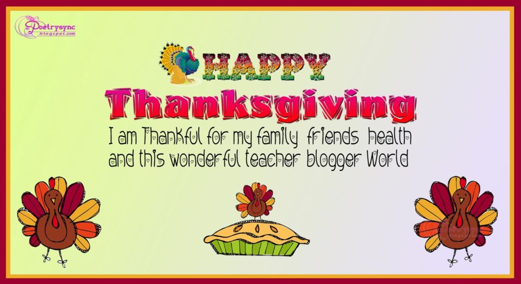 Thanksgiving Cards sayings