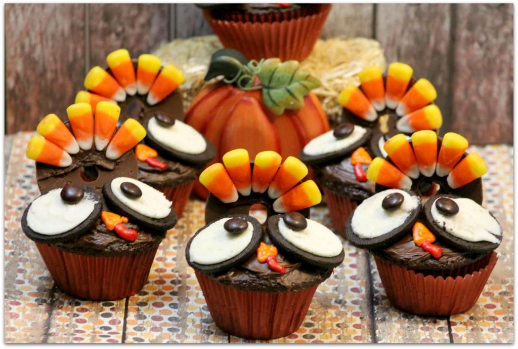 Thanksgiving Turkey CupcakesThanksgiving Turkey Cupcakes