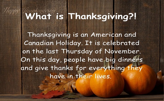 What Is Thanksgiving