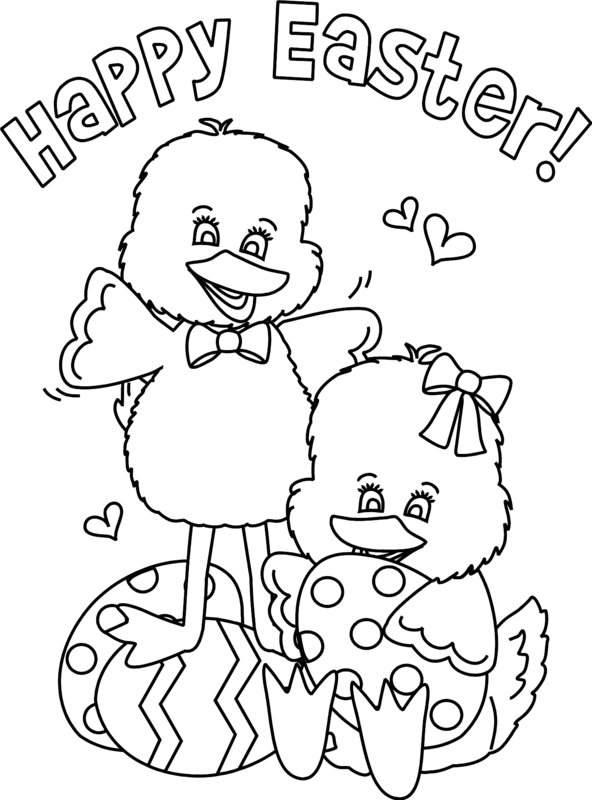 easter coloring images 