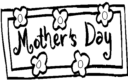 Mothers Day Gifts Coloring Page