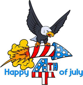 Happy 4th of July Clipart 2020