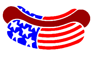 4th of July Flag Clipart