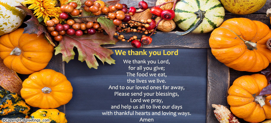 thanksgiving prayers