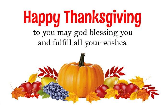 Thanksgiving Wishes Message