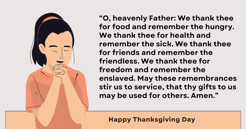 thanksgiving prayer