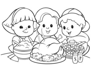 coloring pages Thanksgiving 2021