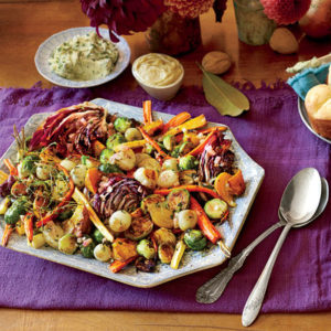 Happy Thanksgiving Recipe - Roasted Vegetable Salad With Apple Cider Vinaigrette