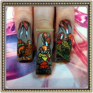 Thanksgiving Nail Design Pictures