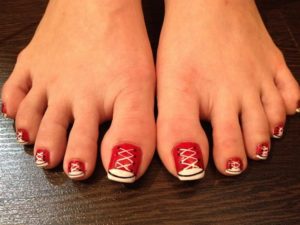 Thanksgiving toe nail arts 2021