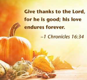 bible verses of Thanksgiving