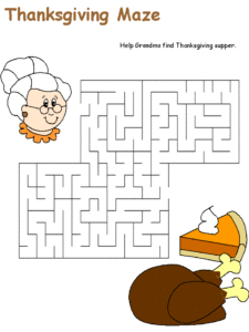 free Thanksgiving worksheets