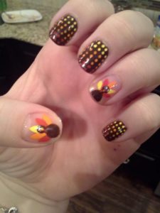 nail art designs for Thanksgiving