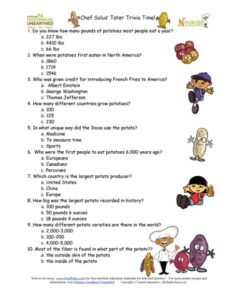 printable Thanksgiving trivia