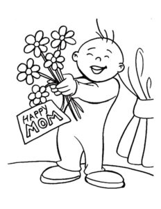 Happy Mothers Day Coloring Pages 2020